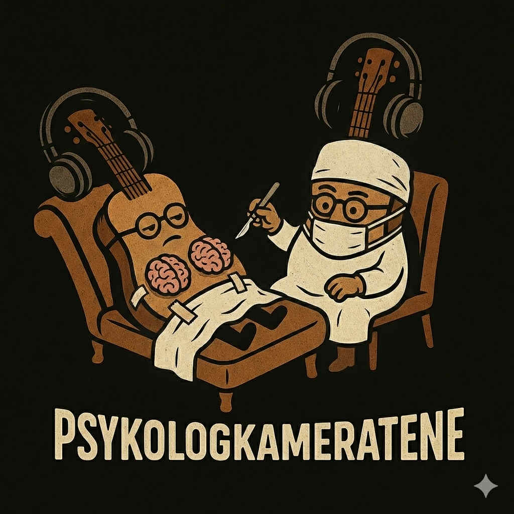 Pet peves - andres irriterende uvaner som tenkes behandlet med "psykologisk kirurgi "- illustrert med en figur med skalpell som opererer brystene på en annen figur, hvor brystene er formet som hjerner.